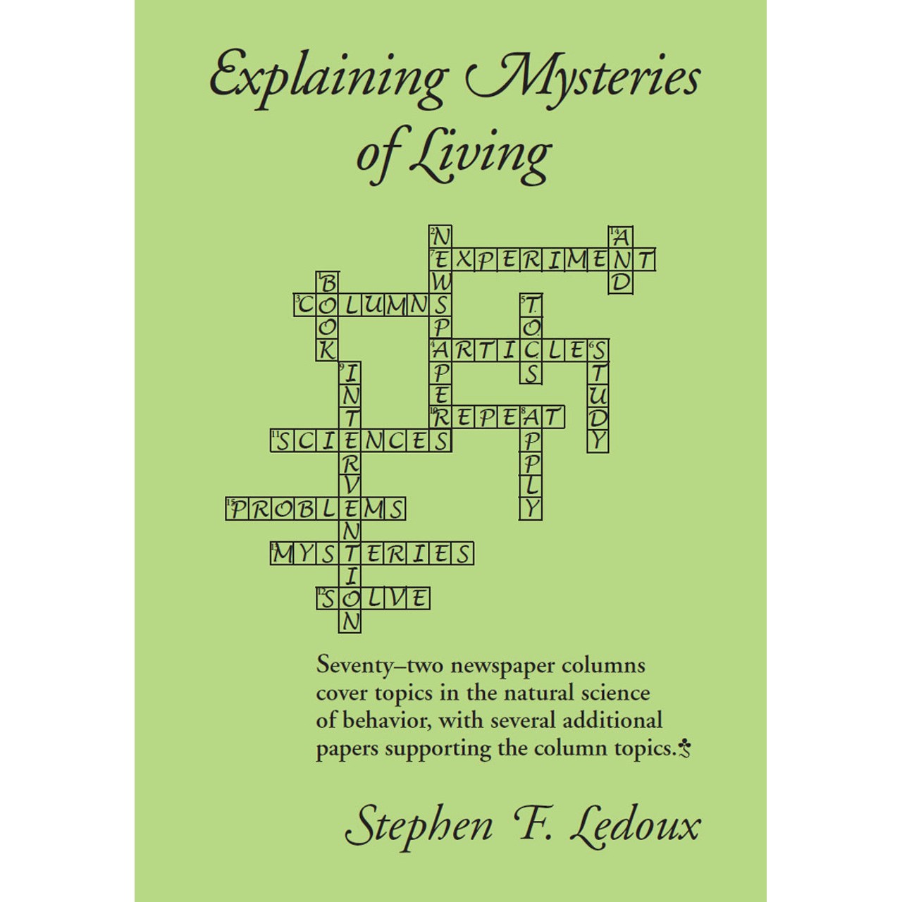 a square graphic representing Explaining Mysteries of Living
